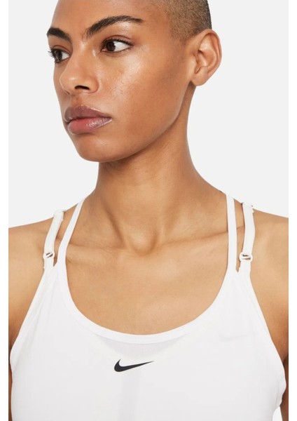 Dri-Fit Training One Elastika Women's Tank Top Kadın Spor Atlet Beyaz modelleri