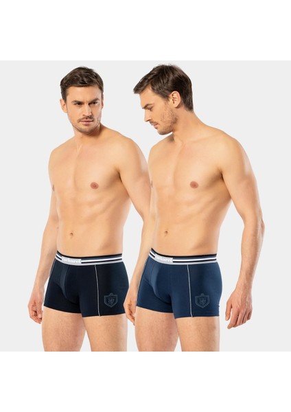 Erkek 2\'li Baskılı Boxer