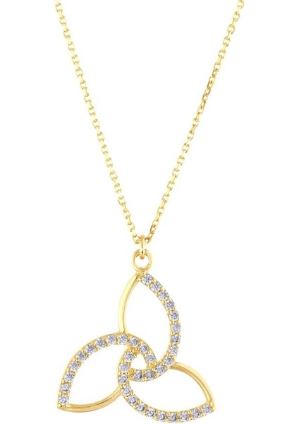 14 Ayar Taşlı Kelt Tasarım Altın Kolye fiyatları