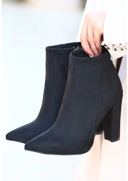 Loora Siyah Süet Topuklu Bot fiyatları