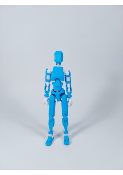 Dummy Oynar Eklemli 15 cm Aksiyon Oyuncağı Açık Mavi Beyaz 3 Çift El & Aksesuar modelleri