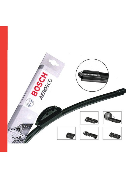 Opel Corsa F (2019-2025) Uyumlu | Bosch Aeroeco Ön ve Arka Silecek Takımı | 3'lü Set modelleri