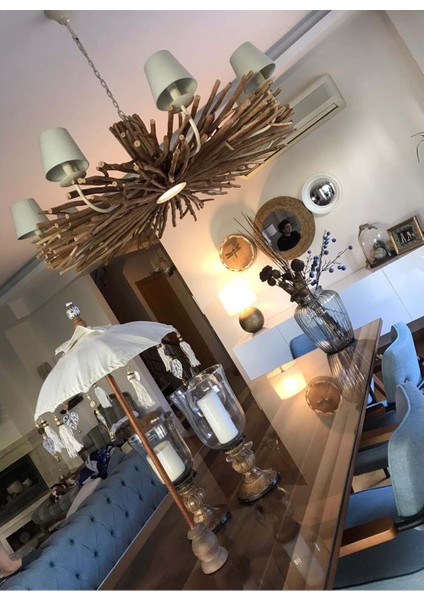 Dekoratif Bali Şemsiyesi 80 cm Krem indirimleri