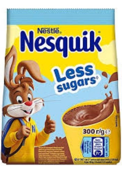 🥛 Nestlé Nesquik Less Sugar 300G – Az Şekerli Kakaolu Içecek Tozu