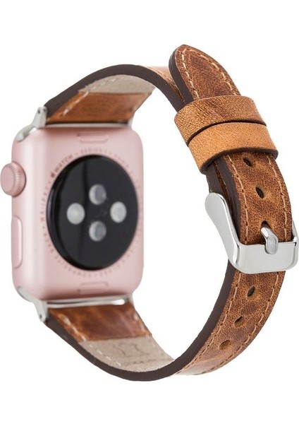 Mulvxurg URG02 Apple Watch Uyumlu Deri Kordon 38-40-41MM Slim G19 Taba (Mulvix) fiyatları