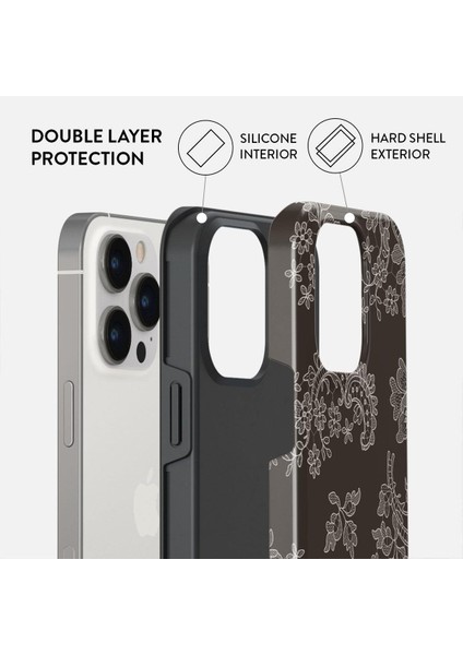 Iphone Uyumlu BURGA Çift Tabanlı Dayanıklı Bandida Desenli Kılıf fiyatları