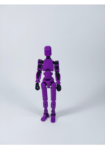 Dummy Oynar Eklemli 15 cm Aksiyon Oyuncağı Mor Siyah 3 Çift El & Aksesuar modelleri