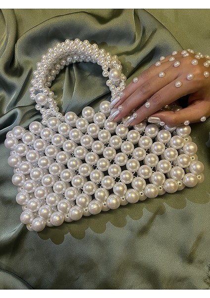 Büyük Incili Orta Boy El Çantası modelleri