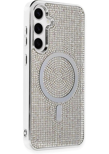 Samsung Galaxy S23 Kılıf Diamond Magsafe Kapak - RAINBOW-(5796) fiyatları