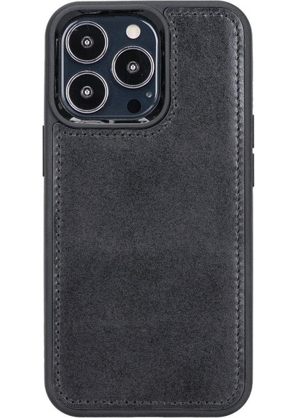 Mulvxurg URG02 Apple Iphone 13 Pro Uyumlu Deri Cüzdanlı Kılıf Siyah (Mulvix) fırsatları