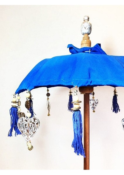Masa Üstü Için Dekoratif Bali Şemsiyesi 90 cm Mavi DVKS2020100 fiyatları