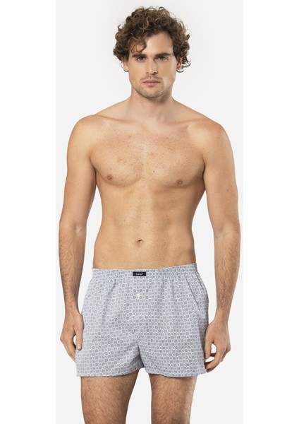 Erkek Poplin Boxer 140/RENKLI