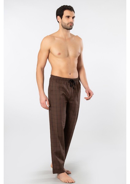 Erkek Dokuma Pijama Tek Alt 2240/KAHVE 1 fiyatları