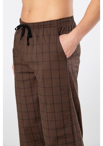 Erkek Dokuma Pijama Tek Alt 2240/KAHVE 1 modelleri