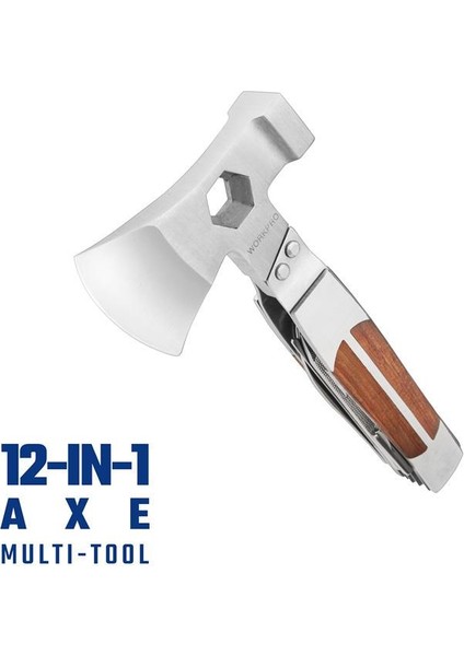 WP383001 12 In 1 Çok Fonksiyonlu Profesyonel Mini Balta/çekiç Alet Seti + Taşıma Kılıfı modelleri