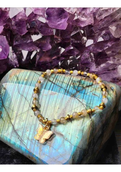 %100 Doğal Sitrin Taşı Bileklik