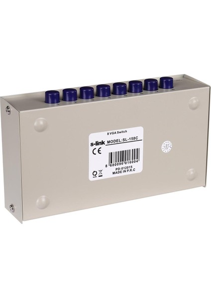 S-Link SL-158C 8x1 Port VGA Switch 8 Giriş - 1 Çıkış Çoklayıcı Çoğaltıcı modelleri