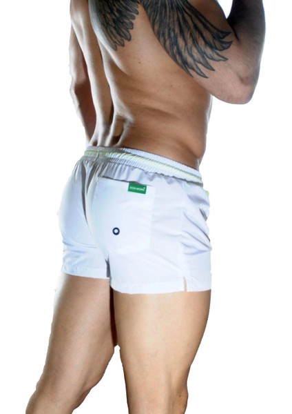 Erkek Beyaz Mini Mayo Short fırsatları