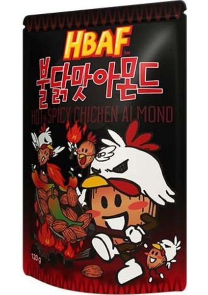 Hot Spicy Chicken Almond 120G – Acılı Tavuk Aromalı Badem