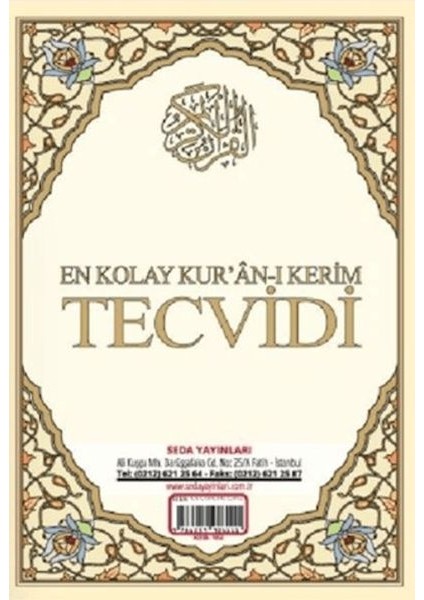 En Kolay Kur'an-I Kerim Tecvidi Kartelası (Kod: 182)
