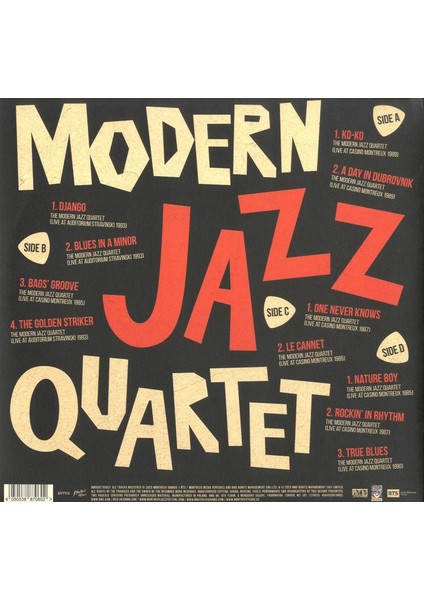 The Modern Jazz Quartet - The Montreux Years / 2 x Plak fiyatları