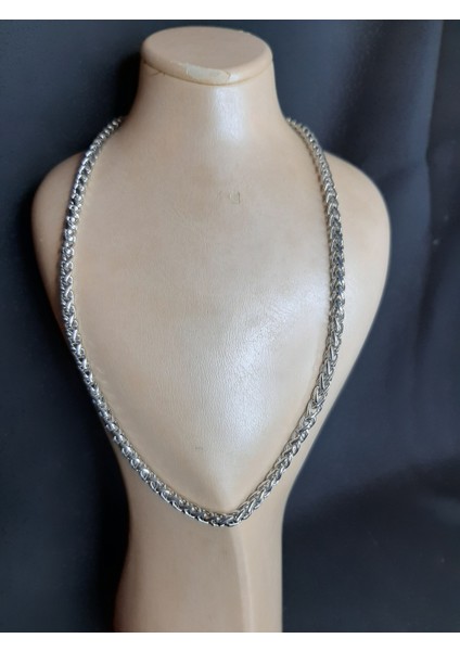 Mryart Angelus Lufigo Unisex Model Kalın Zincir Kolye ve Bileklik Set fiyatları