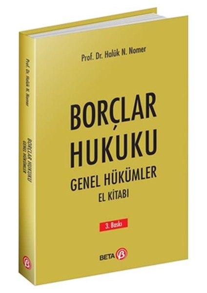Borçlar Hukuku Genel Hükümler El Kitabı