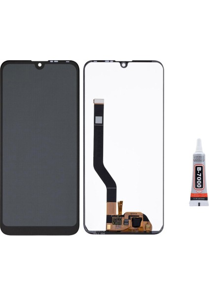 Huawei Y7 2019 Uyumlu Ekran LCD Dokunmatik B7000 15ML Yapıştırıcı ile Beraber Yc