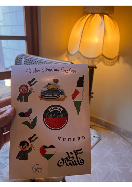 Sticker (Filistin Temalı) 3'lü Set fiyatları