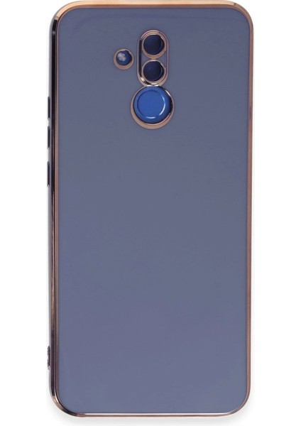 Huawei Mate 20 Lite Kılıf Volet Silikon - MAVI-(5796) - M354K953-R11354