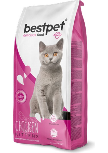 Drnds Bestpet 15 Kg Yavru Kediler İçin, Tavuk Etli Ve Pirinçli Kuru Mama fiyatları