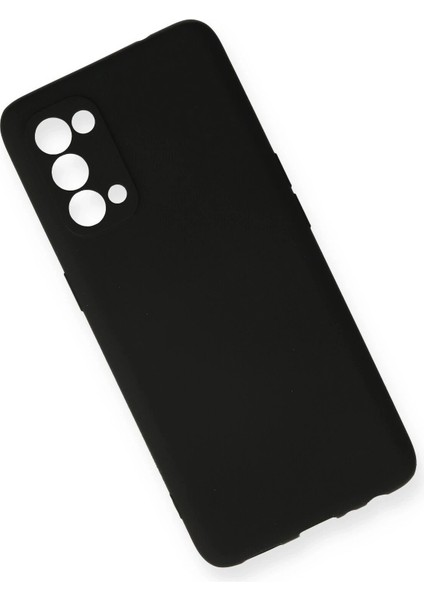 Oppo Reno 5 Pro Kılıf First Silikon - SIYAH-(5796) - M820K566-R66820 modelleri
