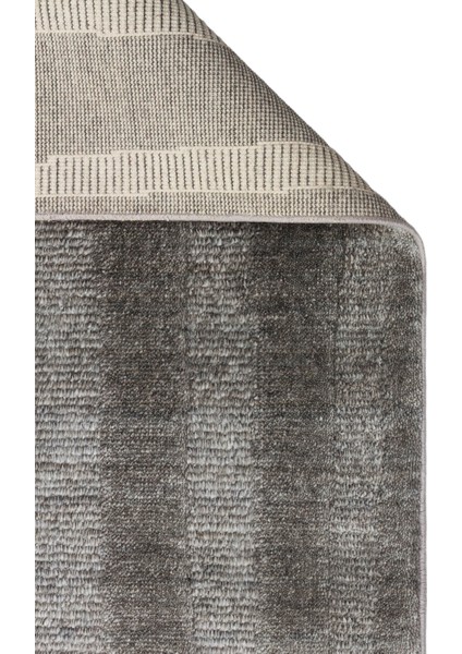 Gessi Ges 01 Antrasit - Kolay Temizlenen Hav Vermeyen Modern Halı – El Emeği Özel Tezgah Üretimi