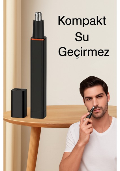 Akıllı Burun Kılı Kesme Makinesi – Su Geçirmez, Çift Taraflı Bıçak, Güçlü Mikro Motor Pilli fiyatları