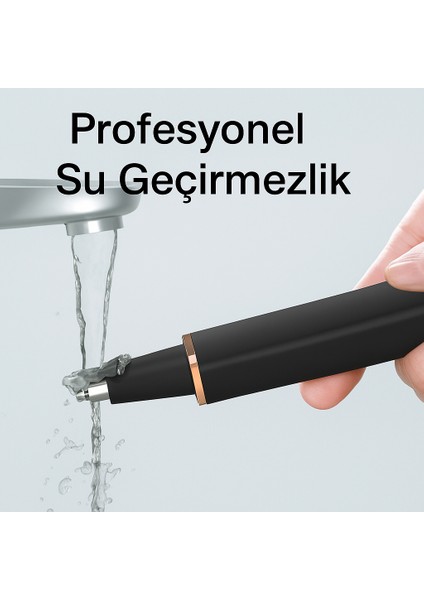 Akıllı Burun Kılı Kesme Makinesi – Su Geçirmez, Çift Taraflı Bıçak, Güçlü Mikro Motor Pilli modelleri