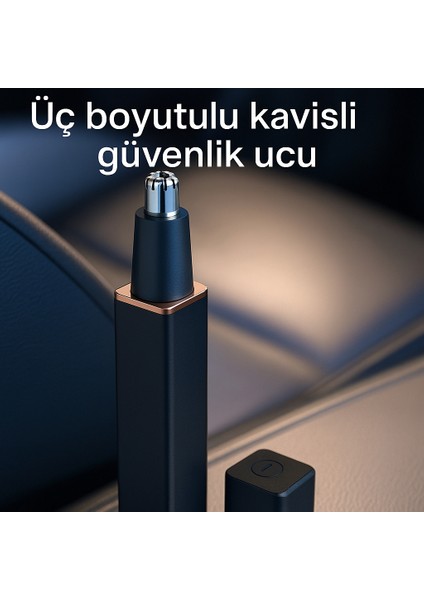 Akıllı Burun Kılı Kesme Makinesi – Su Geçirmez, Çift Taraflı Bıçak, Güçlü Mikro Motor Pilli fırsatları