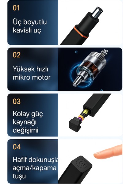 Akıllı Burun Kılı Kesme Makinesi – Su Geçirmez, Çift Taraflı Bıçak, Güçlü Mikro Motor Pilli