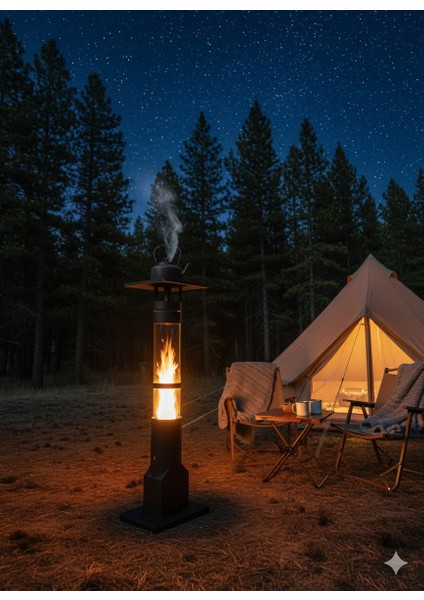 Mini Cam Portatif Pelet Sobası fiyatları