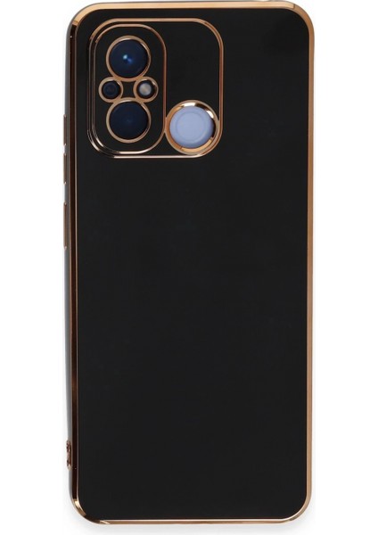 Xiaomi Redmi 12C Kılıf Volet Silikon - Siyah