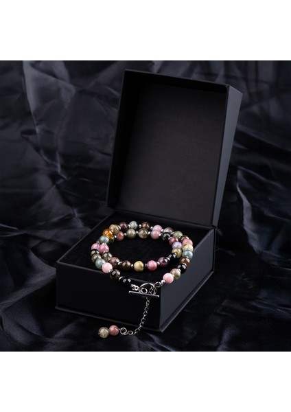 Turmalin ve Hematit Doğal Taş Kadın Kolye fiyatları