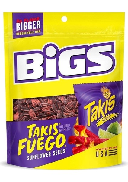 Bıgs Takis Fuego Sunflower Seeds 152G – Acı Limonlu Ayçekirdeği