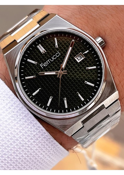Çelik Kordon Takvimli Kadran 2 Yıl Garantili 3ATM Suya Dayanıklı Erkek Kol Saati F.U3625.02 fiyatları