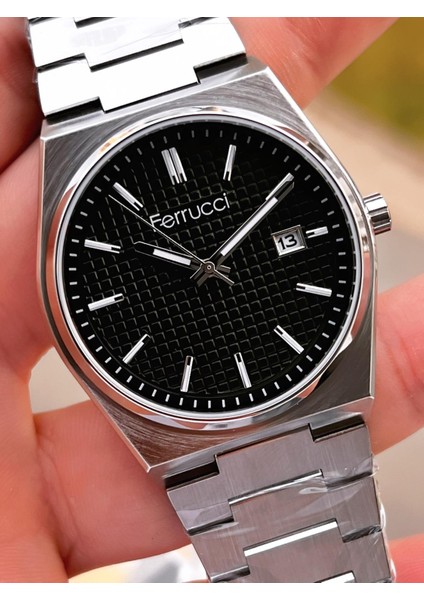 Çelik Kordon Takvimli Kadran 2 Yıl Garantili 3ATM Suya Dayanıklı Erkek Kol Saati F.U3625.02 fırsatları