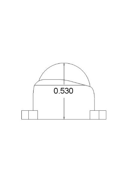 Ball Caster With 1/2 Inch Plastic Ball (Sarhoş Teker 12.7 Mm) - PL-952