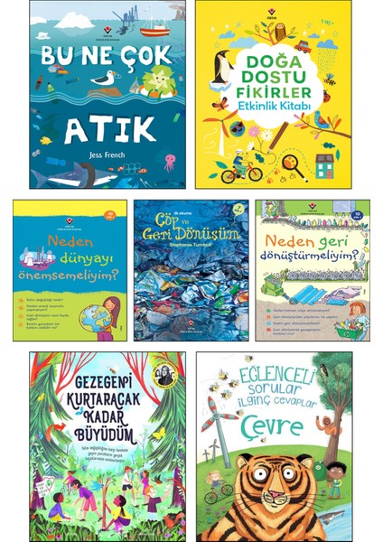 Bu Ne Çok Atık + Doğa Dostu Fikirler + Neden Dünyayı Önemsemeliyim + Geri Dönüştürmeliyim? + Çöp ve Geri Dönüşüm + Gezegeni Kurtaracak Kadar Büyüdüm + Eğlenceli Sorular Çevre / 7li