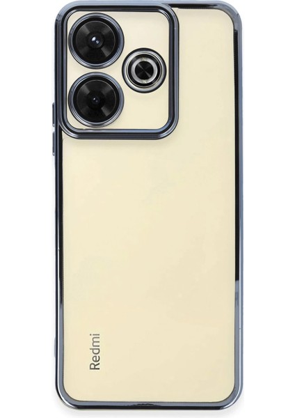 Xiaomi Redmi 13 4g Kılıf Lensli Silikon - Açık MAVI-(5796) - M702K648-R63702