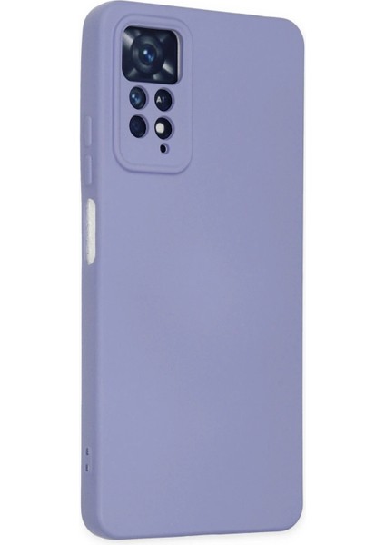 Xiaomi Redmi Note 11 Pro Kılıf Nano Içi Kadife Silikon - LILA-(5796) - M066K826-R41066 modelleri