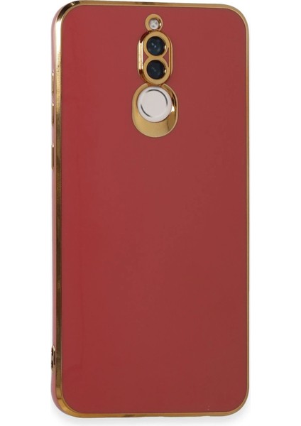 Huawei Mate 10 Lite Kılıf Volet Silikon - KIRMIZI-(5796) - M236K585-R99236