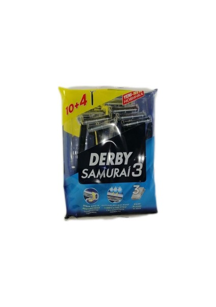 Derby Samurai 3 Bıçak 10+4 Parça.poşetli (5361)