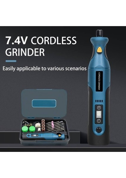 Parlatma Makinesi (66 Parça) Profesyonel 7.4V Yüksek Güçlü Şarjlı Taşlama fiyatları